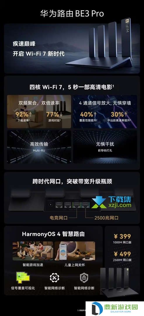 华为推出首款Wi-Fi 7路由器BE3 Pro：预售启动，技术升级揭秘